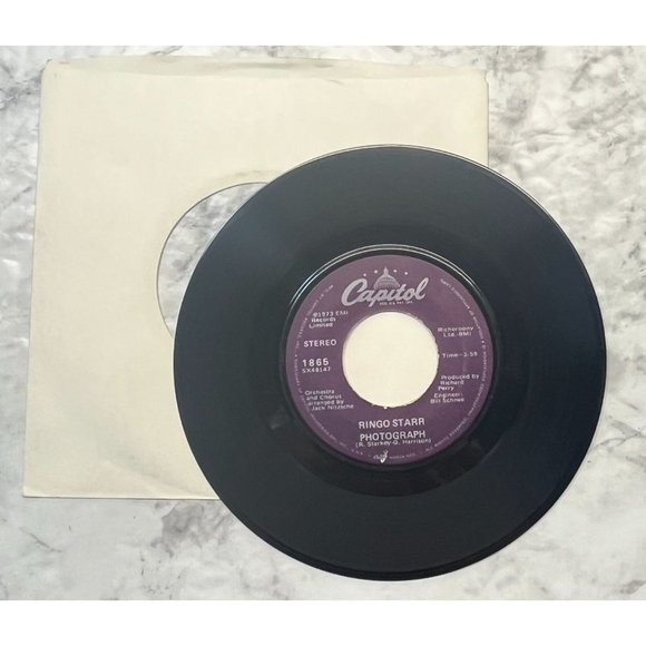 Ringo Starr Photograph / Down and Out 45 Rock Capitol 1865 - Picture 3 of 6